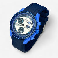 Bracelet Moonswatch Mission to the Super Blue Moonphase