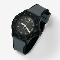 Bracelet Blancpain x Swatch en Caoutchouc 2 couleurs Gris Noir