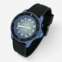 Bracelet Fifty Fathoms Atlantic Ocean Caoutchouc Premium: Noir