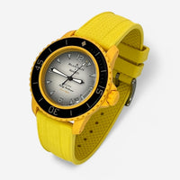 Bracelet Fifty Fathoms Pacific Ocean Caoutchouc Premium: Jaune