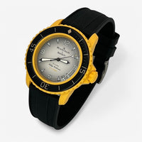 Bracelet Fifty Fathoms Pacific Ocean Caoutchouc Premium: Noir