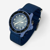 Bracelet Blancpain x Swatch Nato Lisse Bleu Marine