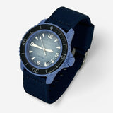 Bracelet Blancpain x Swatch Nato Tressé Bleu Marine