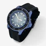Bracelet Blancpain x Swatch en Toile de Nylon Noir Bleu