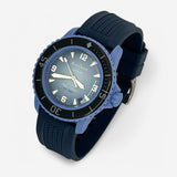 Bracelet Blancpain x Swatch en Caoutchouc 3 Bleu Marine Argent