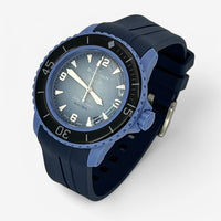 Bracelet Blancpain x Swatch en Caoutchouc 2 Bleu Marine