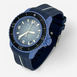 Bracelet Blancpain x Swatch en Caoutchouc 1 bande Bleu Marine Blanc