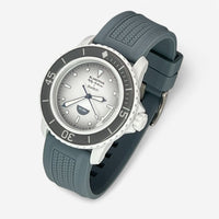 Bracelet Blancpain x Swatch en Caoutchouc 3 Gris Argent