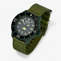 Bracelet Blancpain x Swatch Nato Lisse Green Abyss: Vert