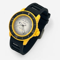 Bracelet Blancpain x Swatch Caoutchouc / Silicone Pacific: Noir