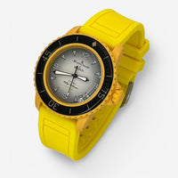 Bracelet Blancpain x Swatch Premium en Caoutchouc Jaune