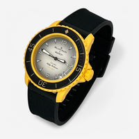 Bracelet Blancpain x Swatch en Toile Pacific: Noir + Boucle Noire