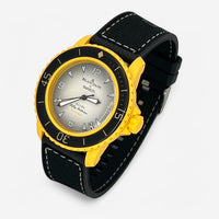 Bracelet Blancpain x Swatch en Toile Pacific: Noir