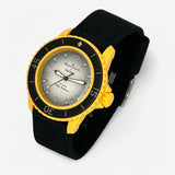 Bracelet Blancpain x Swatch Nato Tressé Pacific: Noir