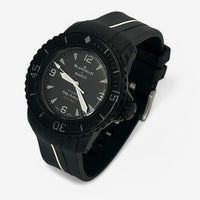 Bracelet Blancpain x Swatch en Caoutchouc 1 bande Storm: Noir Blanc