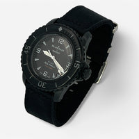 Bracelet Blancpain x Swatch Nato Lisse Storm: Noir