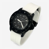 Bracelet Blancpain x Swatch en Caoutchouc à Clips Storm: Blanc Noir