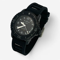 Bracelet Blancpain x Swatch Caoutchouc / Silicone Storm: Noir