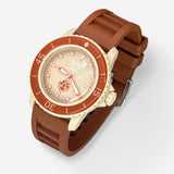 Bracelet Blancpain x Swatch Caoutchouc / Silicone Marron