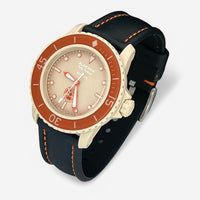 Bracelet Blancpain x Swatch en Toile de Nylon Noir Orange