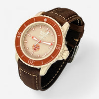 Bracelet Blancpain x Swatch en Cuir Véritable Clair Marron