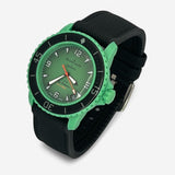 Bracelet Blancpain x Swatch Mixte Caoutchouc/Nylon Indian: Noir