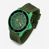 Bracelet Blancpain x Swatch en Toile Indian: Vert