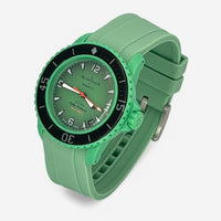 Bracelet Blancpain x Swatch en Caoutchouc Uni Vert Clair