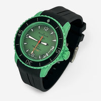 Bracelet Blancpain x Swatch en Caoutchouc 2 Indian: Noir