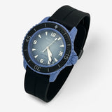 Bracelet Blancpain x Swatch en Caoutchouc à Clips Atlantic: Noir Noir