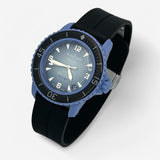 Bracelet Blancpain x Swatch en Caoutchouc à Clips Atlantic: Noir Argent