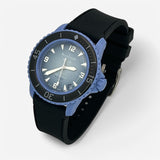 Bracelet Blancpain x Swatch en Caoutchouc 2 couleurs Atlantic: Noir Noir