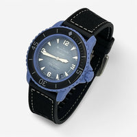 Bracelet Blancpain x Swatch en Toile Atlantic: Noir