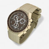 Bracelet MoonSwatch en Caoutchouc Premium Design Desert : Beige