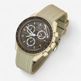 Bracelet MoonSwatch en Caoutchouc Premium Uni Desert: Beige