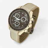 Bracelet MoonSwatch Premium en Caoutchouc à Clips Desert: Beige Kaki