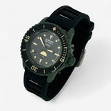 Bracelet Blancpain x Swatch Caoutchouc / Silicone Green Abyss: Noir