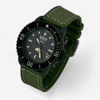 Bracelet Blancpain x Swatch en Toile Green Abyss: Vert