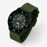 Bracelet Blancpain x Swatch en Toile Green Abyss: Vert
