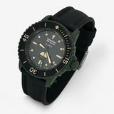 Bracelet Blancpain x Swatch en Toile de Nylon Green Abyss: Noir