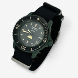 Bracelet Blancpain x Swatch Nato Uni Green Abyss: Noir