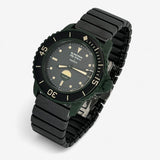 Bracelet Blancpain x Swatch en Acier Inoxydable Green Abyss: Noir 2