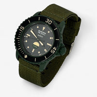 Bracelet Blancpain x Swatch Nato Uni Green Abyss: Vert Olive