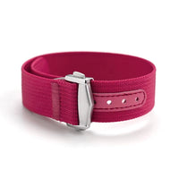 Bracelet MoonSwatch en Toile Premium Bordeaux