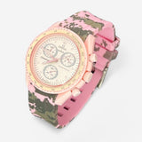 Bracelet MoonSwatch en Caoutchouc Militaire Venus: Rose