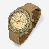 Bracelet MoonSwatch en Caoutchouc Premium Uni Kaki