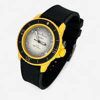 Bracelet Blancpain x Swatch en Caoutchouc 2 couleurs Pacific: Noir Noir