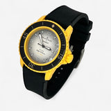 Bracelet Blancpain x Swatch en Caoutchouc 2 couleurs Pacific: Noir Noir