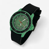 Bracelet Blancpain x Swatch en Caoutchouc 2 couleurs Indian: Noir Noir