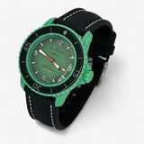 Bracelet Blancpain x Swatch en Toile de Nylon Indian: Noir Blanc